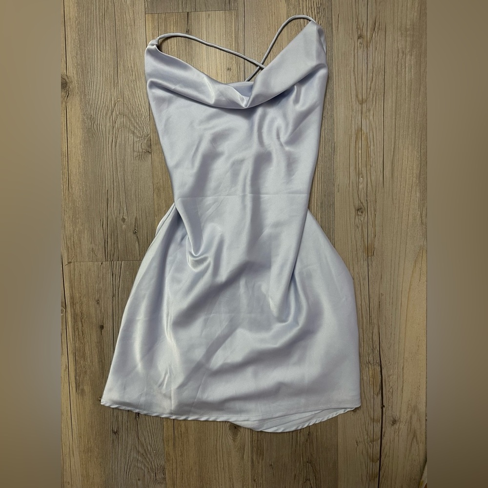 Baby boo strappy Light baby blue dress
